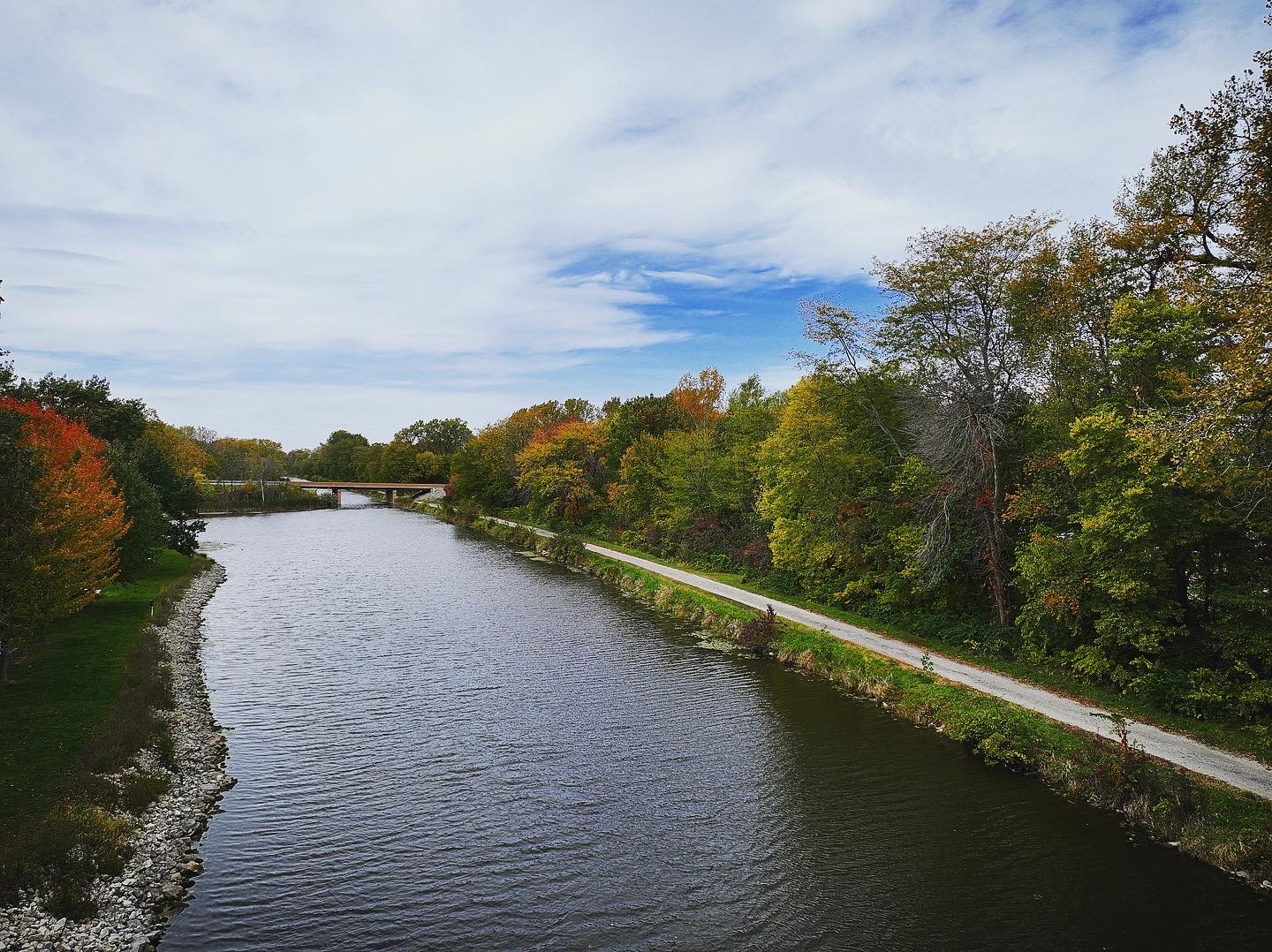Landscape view of Geneseo Campground